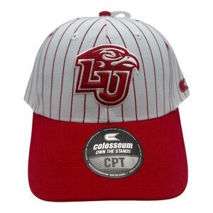 Colosseum Liberty Flames Hat Cap Snapback Red White Jonah‎ Pinstripe NCAA
